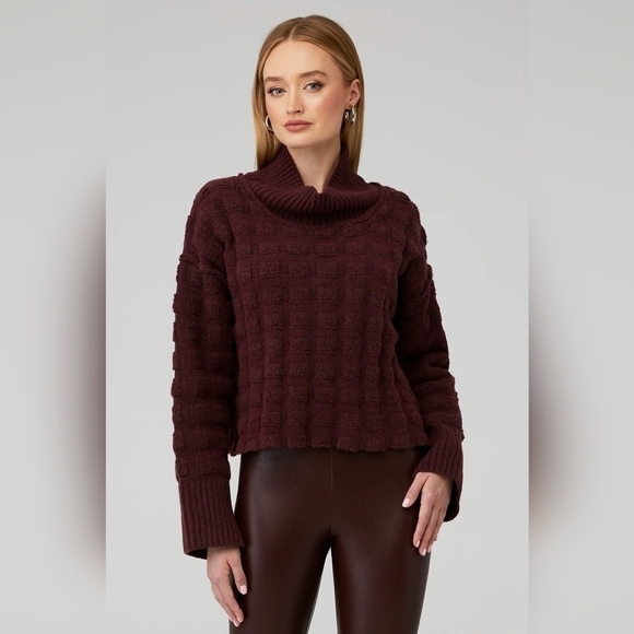 FREE PEOPLE Soul Searcher Mock Neck Womens Sweater NWOT - Picture 1 of 17